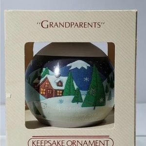 Vintage Hallmark Grandparents keepsake Christmas Ornament 1984 new old Stock